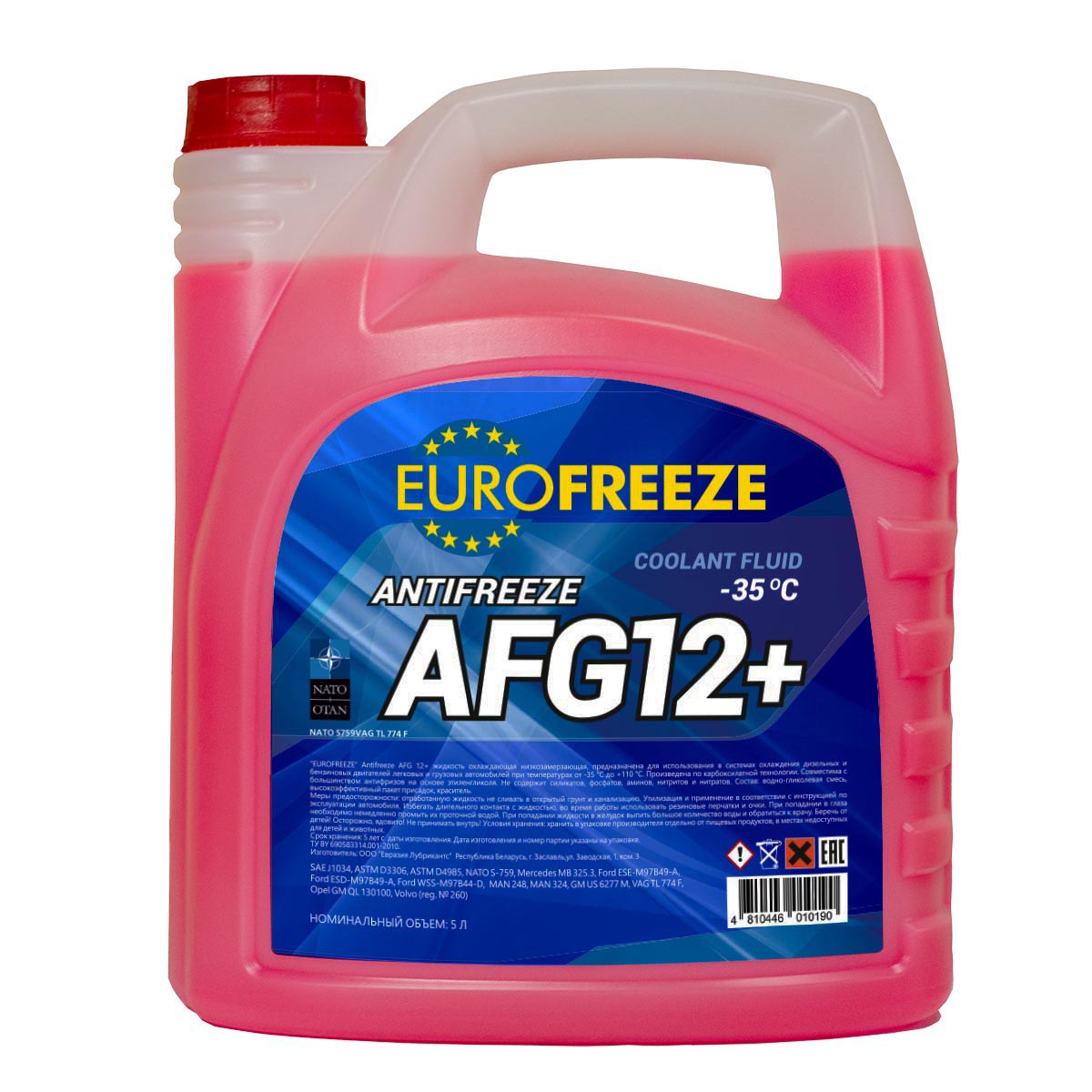 Eurofreeze Antifreeze AFG 12+ | FAVORIT - Производитель. Моторные масла .